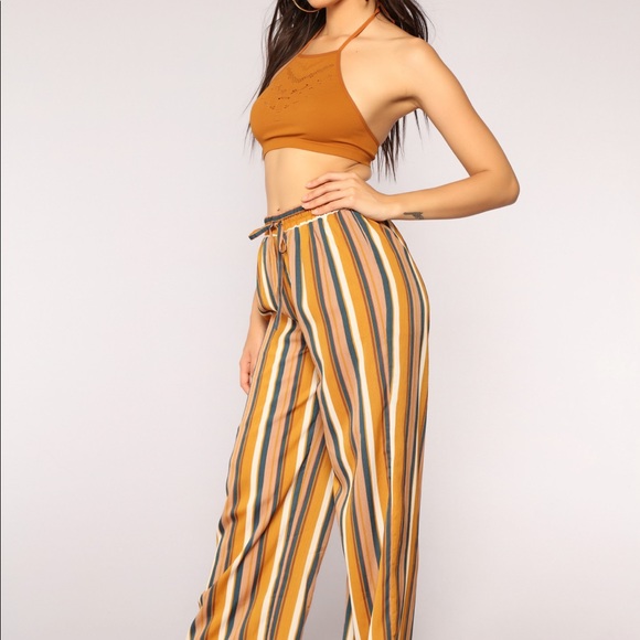 Rust Halter Crop Top - Picture 2 of 4